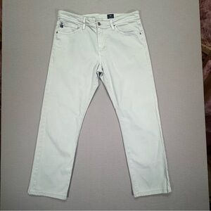 AG Adriano Goldschmied The Graduate Jeans Men’s 34x32 White Stretch